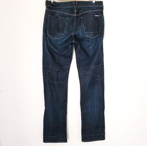 Hudson Button Fly Dark Wash Jeans M235DHA